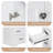 Bathroom Vanity Base Without Sink, Multi-Functional Drawer Divider, Adjustable Shelf and 6 Drawers-100193298