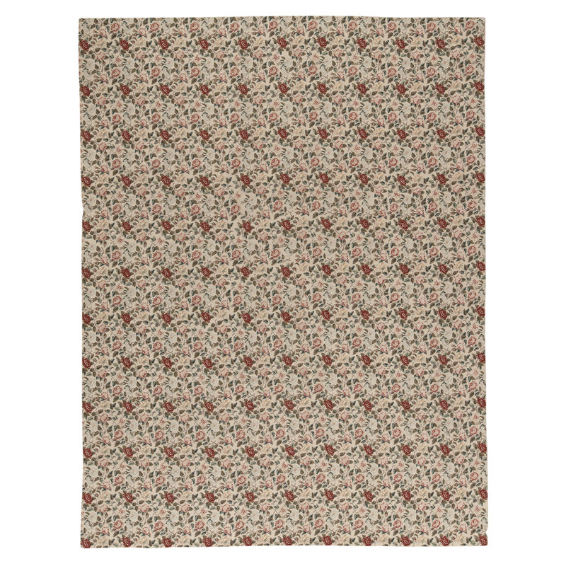 One-of-a-Kind High-Quality Hand-Knotted Gray/Red Area Rug