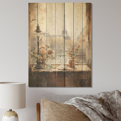 Paris Spring Elegance II - City Paris sur impression sur bois