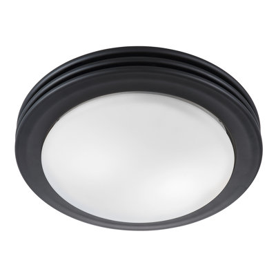 Good Housekeeping's Yorkshire Decorative 80 CFM 2.5 Sones  Bathroom Ventilation Exhaust Fan with Light