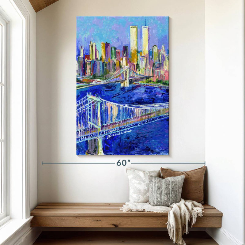 Sirci vibrant New York, H 51 po x l 34 po