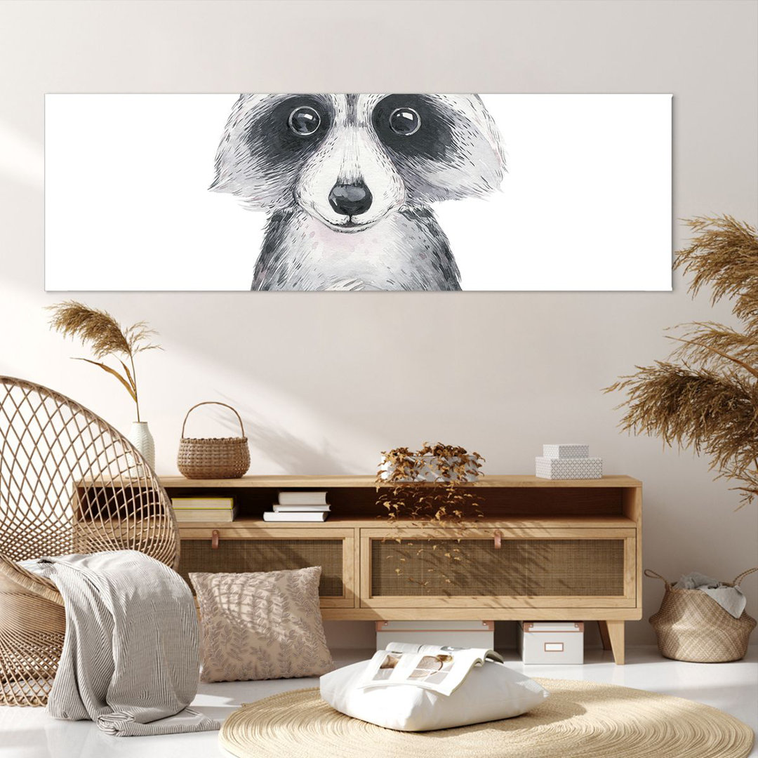 Leinwandbild Raccoon Picture Kinder