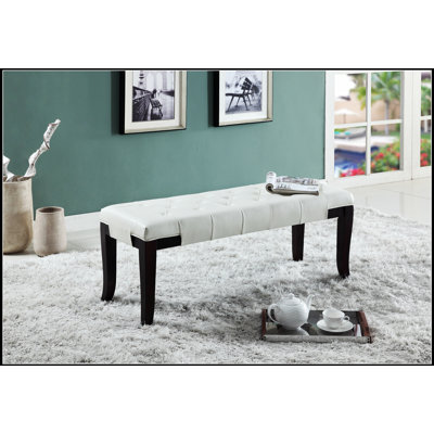 Banc capitonné Linon, similicuir