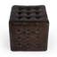Leon Button Tufted Leather Ottoman-1023353378
