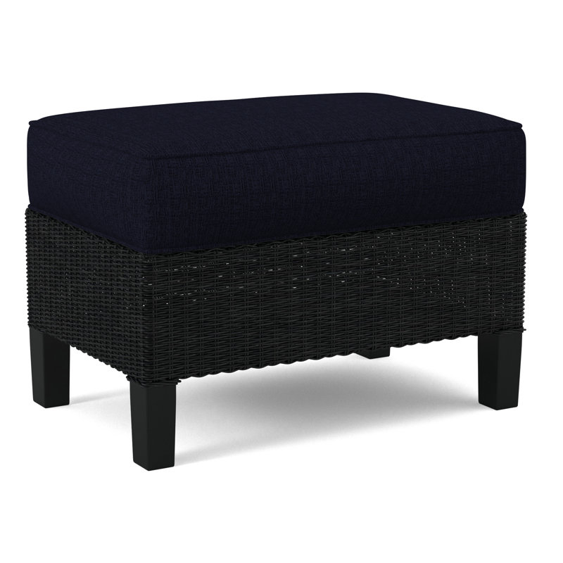 Gibraltar Ottoman, Black, Gray Sugar Performance; 0863-84