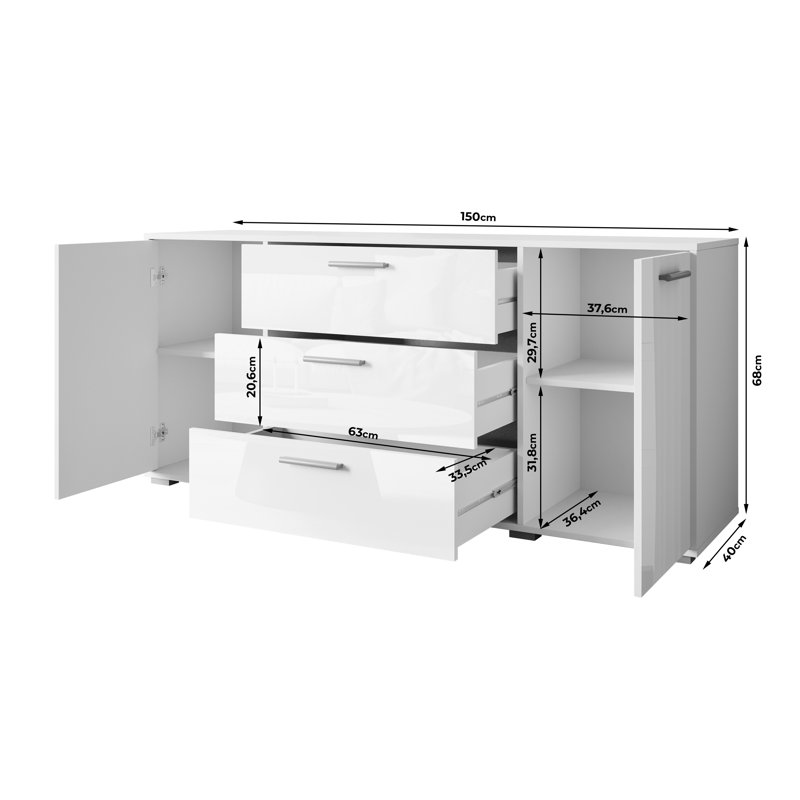 Dejanai "Toga" Chest Of Drawers 150 Cm