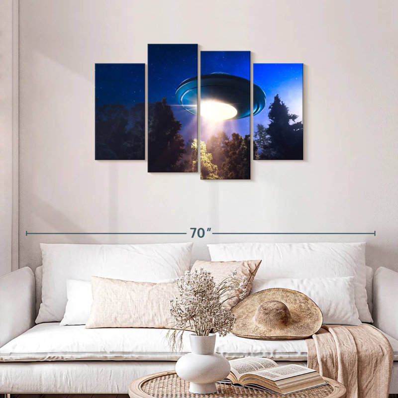 Kelan Ancient UFO, 27" H x 43" W