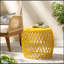 Table d'appoint en fer résistante aux intempéries en treillis pour patio, jardin et balcon-978736532