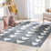 Kennedy Triangles Grey Children's Rug