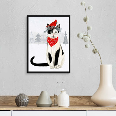 Christmas Cats, Dogs VI by Victoria Borges - Painting on Canvas