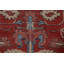 Tapis floral floral Heriz Serapi noué à la main