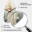 Horloge murale beige en forme de croix de Jésus II-104237330