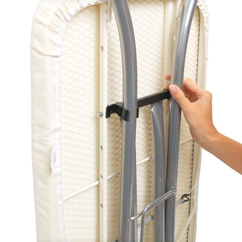 Planche à repasser moyenne avec repose-fer à vapeur taille B de Brabantia, Écru