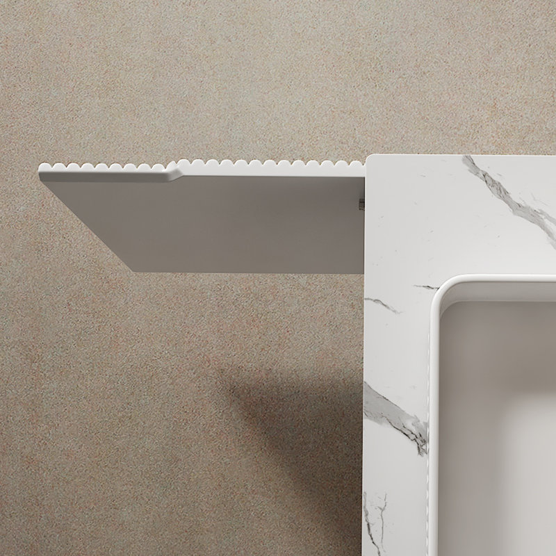 Bathroom Vanity 30 Inch With Ceramic Counter Top Sink Combo, French Bathroom Storage Vanity Cabinet Set Includes 2 Large Soft Closing Doors, Hold Cover,And Legs