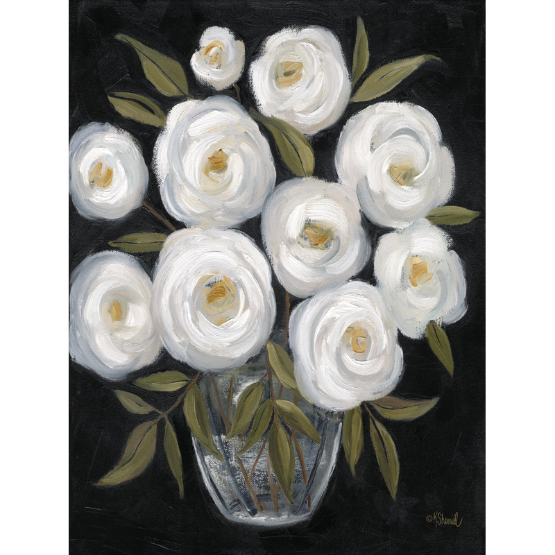 «Jamonta Camellia Joy» par Kate Sherrill - impression sur toile tendue, H 18 po x l 12 po