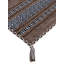 Azizi Striped Hand Woven Cotton Brown Rug-1578924289