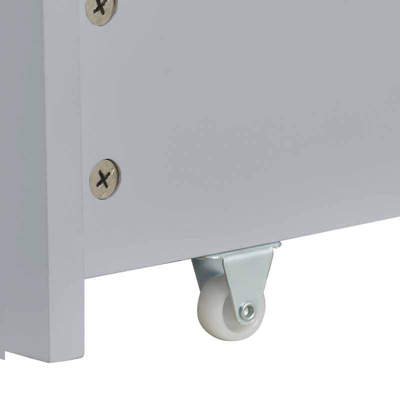 Juliany 2 Drawer Storage Drawer, Grey
