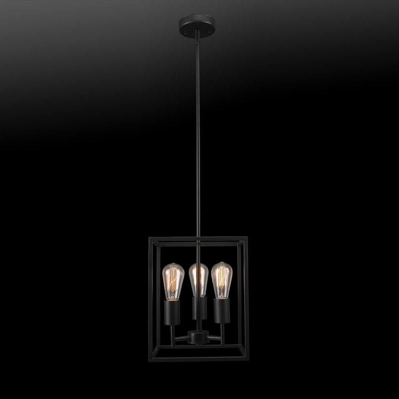 1 - Light Black Unique/Statement Pendant