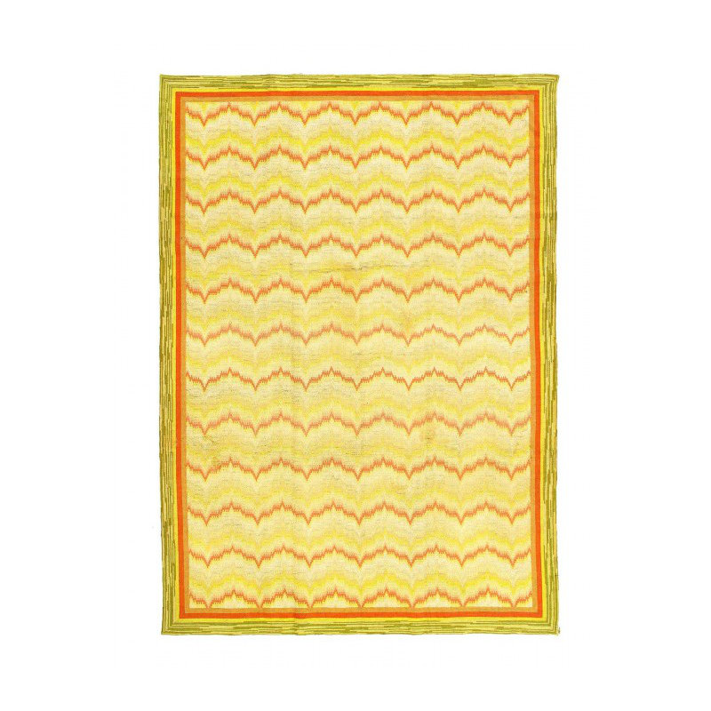 Gundega One-of-a-Kind 8'11'' X 6'3'' Hand Knotted Area Rug