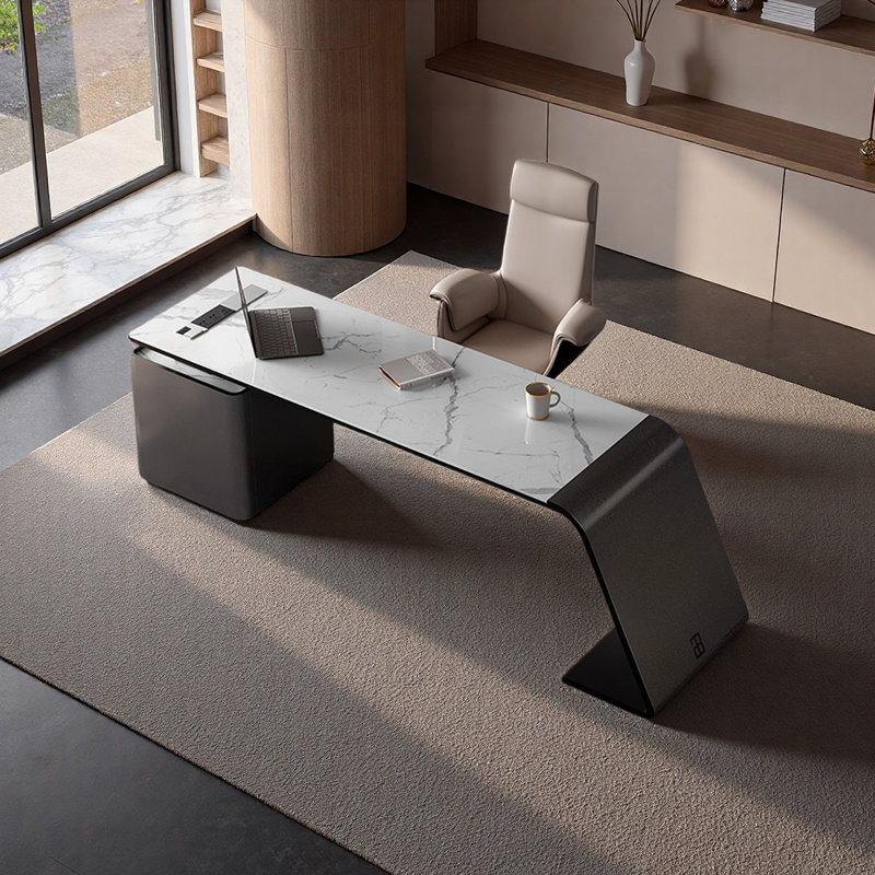 Bureau élégant et esthétique, H 29,52 po x l 62,99 po x P 27,55 po