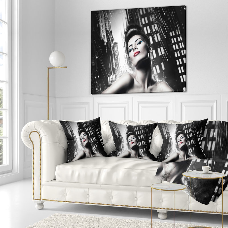 Coussin Portrait, Rectangulaire, 12 po x 20 po