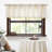 Rod Pocket Double Layer Window Valance (Set Of 2)-136465231-136465217