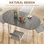 Pine Oval Solid Wood Dining Table