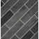 Montauk Black 6" x 24" Gauged Slate Floor and Wall Tile