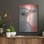  «Blue Bird And Red Trees» par Bebe Keith, art mural en métal, 12 po x 16 po-1348092947