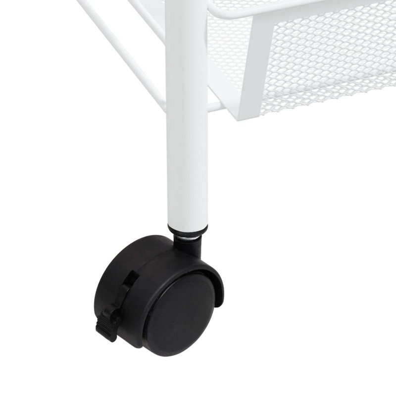 Petree Kitchen Cart, White