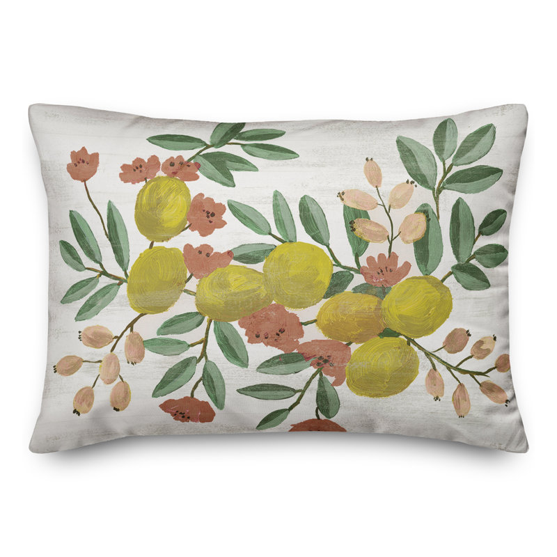 Floral Throw Pillow