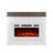 39“ Electric Fireplace with Mantel, Ultra Thin Fireplace Insert, 12 Color Changing Flame, 5 Brightness Levels, 750W/1500W Heater, Remote Control, 1-8H Timer & Overheat Protection-1670270160-1846883396