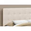 Lit, tête de lit seulement, chambre à coucher, revêtement, aspect lin, transitionnel-335217357-335217330