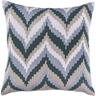 Embroidered Cotton Throw Pillow