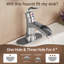 Robinet de salle de bains monotrou avec ensemble de drainage-72868747
