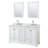 Deborah 60'' Double Bathroom Vanity with Marble Top-23113239-80205308