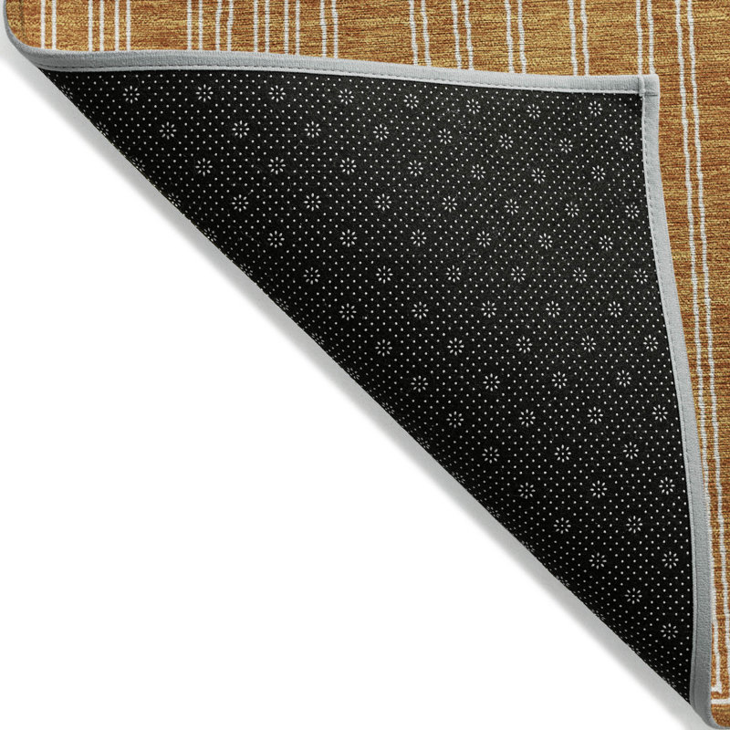 Paprika Geometric Flat Woven Synthetic 9' x 12' Rug