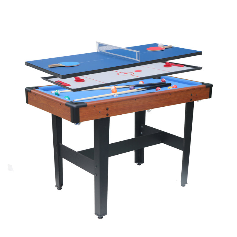 5.5Ft Multi Game Table,Foldable Children's Billiard Table,Table Pool,Children Game Table - Indoor Pool Table For Family Fun And Health