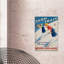 « snow training rétro », publicité sur toile tendue-26129692