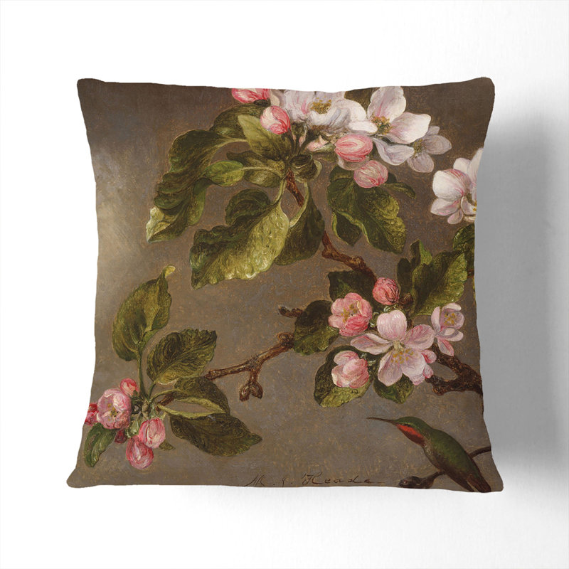 Apple Blossom Scatter Cushion, 40cm H x 40cm W x 15cm D