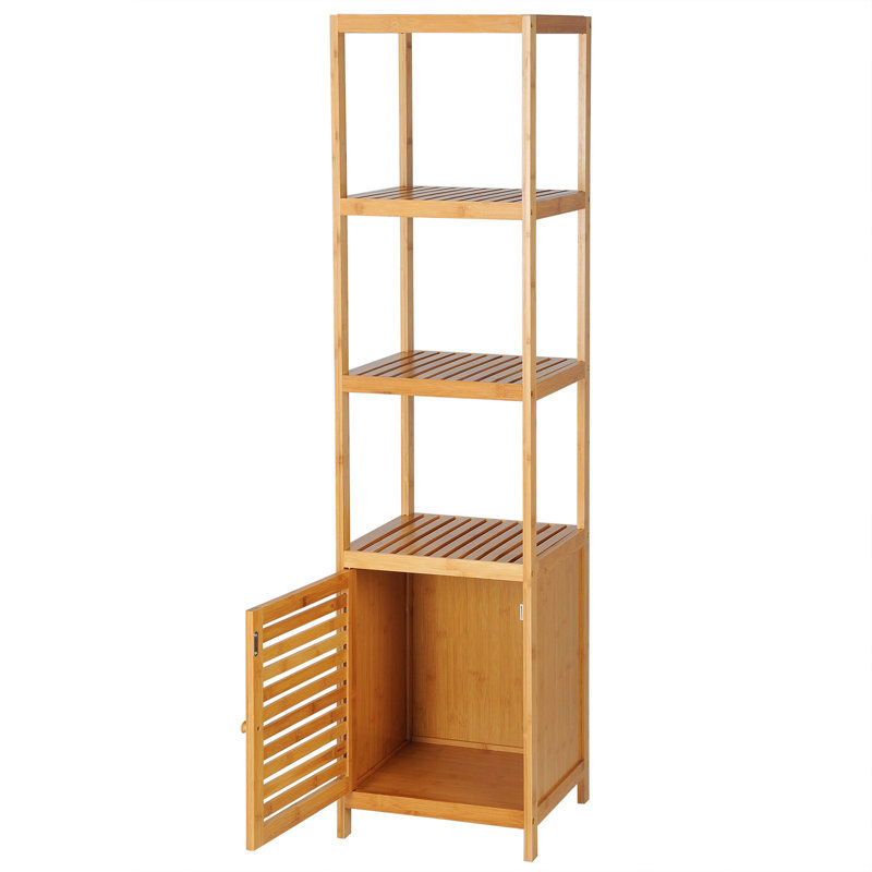 Brierley Solid Wood Freestanding Linen Cabinet