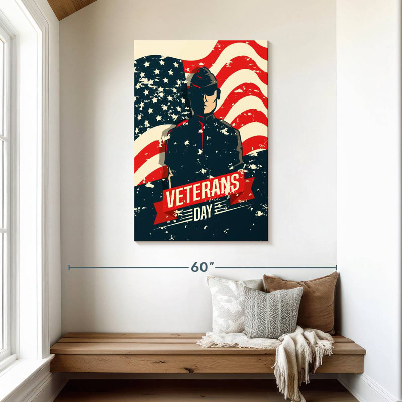 Patriotisme de Lelend, H 45 po x l 30 po