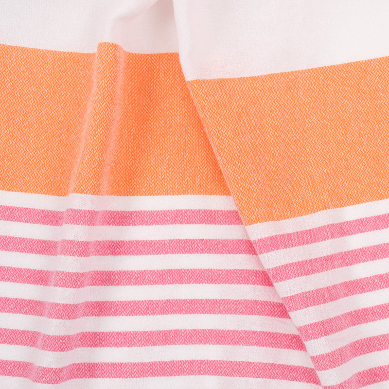  40 serviettes de plage turques Peshtemal, Orange