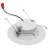 6'' 2700K 12.5 Watt Dimmable IC Rated LED Retrofit Recessed Lighting Kit