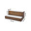 Wine Bottle Rack Brown