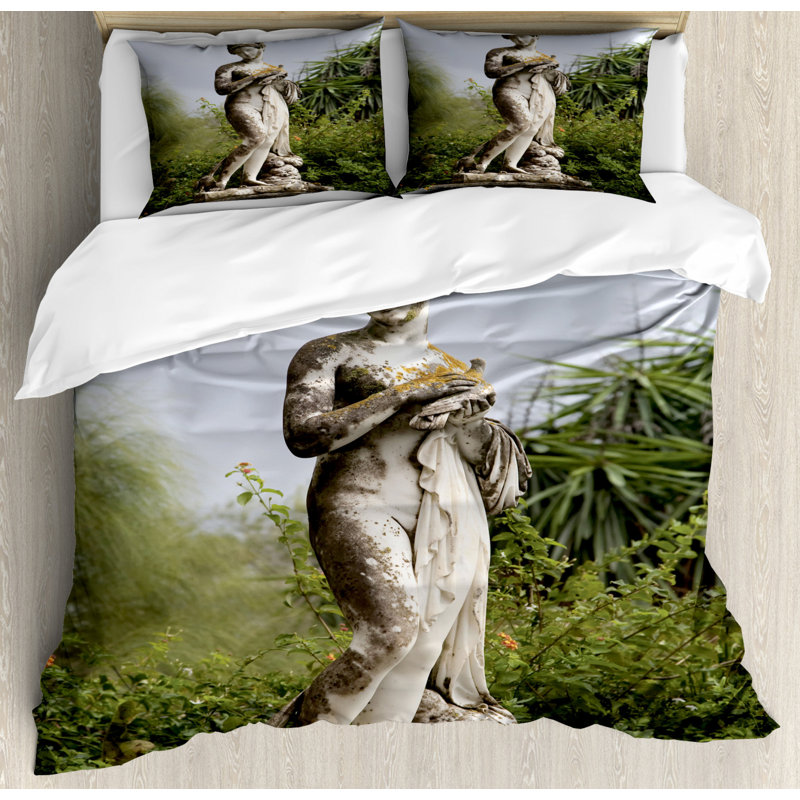 Traditional Polyester Duvet Cover, King Duvet Cover + 2 Shams