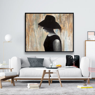 " Audrey Hepburn With A Big Hat "