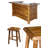 Duddleston 71 " L Teak Solid Wood Bar Cabinet