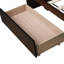 , Lit simple, tiroirs, bois d'hévéa, principe de conception minimaliste, solution de tiroir peu encombrante, structure de soutien solide, approche moderne 2, tiroirs avec roulettes, solutions de rangement pour la chambre à coucher-249333719
