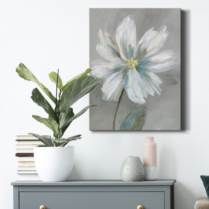 Simple Flower I - impression sur toile tendue, H 48 po x l 32 po